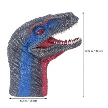 Velociraptor Dinosaur Hand Puppet Toys for Playing 1Pcs Animal Head Gloves