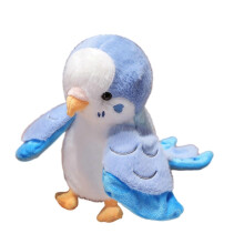 (B) Parrot Hand Puppet Plush Toy Soft Stuffed Bird for Baby Early Education Kindergarten Cute