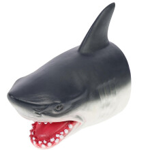 Kids Hand Interactive Toy Animal Shape for Parent-Child Bonding Black Vinyl Material Role-Playing 1Set