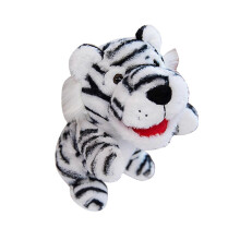 (tiger) 3D Jungle Animal Hand Puppet Soft Puppet Doll Christmas Goodie BagFiller Kids Interaction Story Telling Toy Stage Props Multicolor