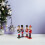 4St Nutcracker Figuren Kleurrijke Kerstversiering 3