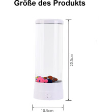 LED Decorative Lamp, Lava Lamp with 7 Color Changes for Home, LED Table Light, Black, Modern Ambient Lighting