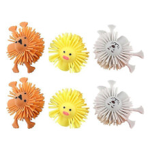 6pcs finger puppets animal set lovely finger puppets funny toys (random color)