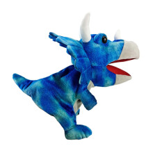 (Triceratops) Plush Toys Warm Companion For Baby Growth Smooth And Soft Fabric Parent-child Interaction Toy Gloves