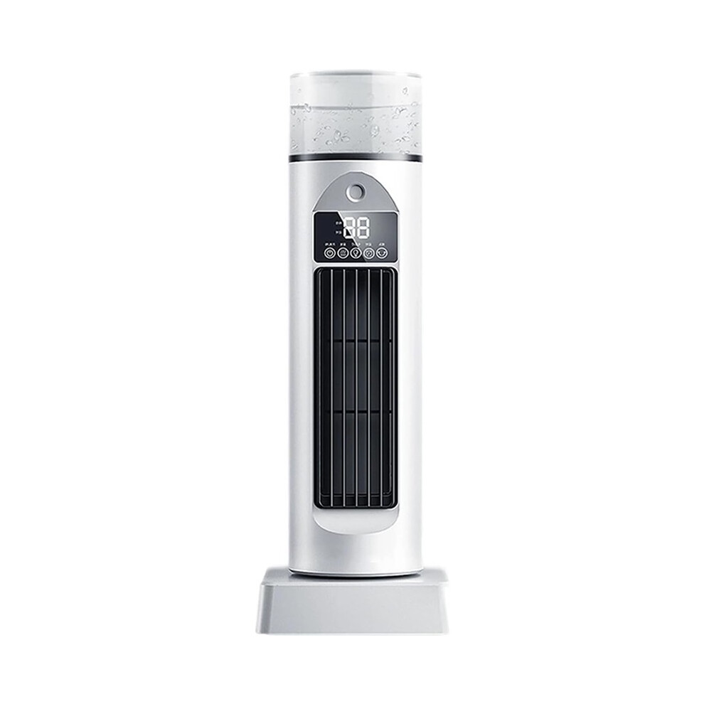 Usb Mini Tower Fan With Mist Quiet Oscillating Desk Fan White 8582579622101