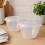 2x 1.2L Microwave Steam Pudding Bowl and Lids Small Plastic 1