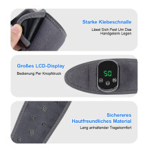 Wrist Support Brace, Three Level Vibrating Heated Wrist Wrap, 1800 mAh, 40 C to 60 C, Five Speed Settings, Thermal Massa