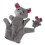 Grey Mouse Hand Puppet Finger Puppets 1