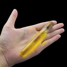 20 Pack Plastic Test Tubes with Cork Stoppers, 12mm x 75mm, Clear Mini Tubes for Flowers, Liquids, Spices and DIY Crafts