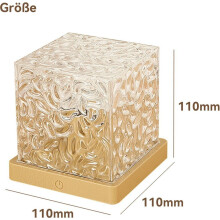 Rotating Water Wave Night Light with 16 Colors, Ambient LED Projection Lamp for Bedroom and Nursery