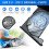 Portable External CD DVD Drive, USB 3.0 and Type-C DVD/CD Burner, Fast Data Transfer Optical Drive for Laptop, Desktop, 4