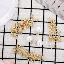 300 Piece Small Eye Screws Wooden Thread Screw Hooks Stainless Steel Ring Screws for Jewelry Making DIY Crafts Wood and