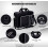Protective Travel Carrying Case for PS5 Console and Controllers, Durable Storage Bag with Padded Interior 4