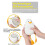 Night Light, Kids Bedside Lamp with Touch Switch, 30-Minute Timer, 8 to 12 Hours Continuous Light, 3-Level Warm Light, S 2