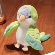 (F) Parrot Hand Puppet Plush Toy – Soft Stuffed Bird – Early Education for Kids & Toddlers Gift