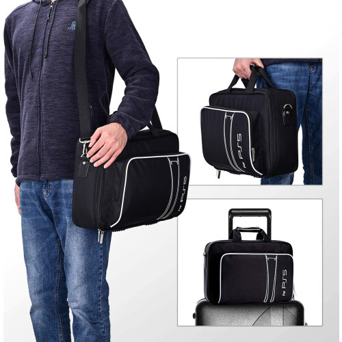Protective Travel Carrying Case for PS5 Console and Controllers, Durable Storage Bag with Padded Interior 2