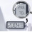 Wall Clock, 20.2 x 2 x 8 cm, Hanging Design with Pendulum, Temperature and Humidity Display, White 5