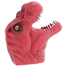 Dinosaur Finger Toy Creative Finger Puppet for Kids 1Pcs Red Tpr Material