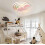 LED Cloud Ceiling Light, Dimmable 57W, 55 cm, Childrens Room Light, Stepless Dimming, Remote Control, Timer Function, Mo 3