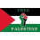 (150 x 240cm) Free Palestine Flag - Premium Quality Polyester Banner 1