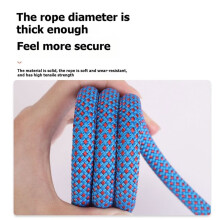 Outdoor Wear Resistant Safety Rope Static Climbing Rope Outdoor Survival Rescue Safety Cord Climbing for Rescue 10M