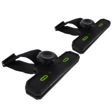 2St Multifunctionele Camping Tentklemmen, Zwarte Tarp Clamps