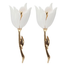 2St Wit Metalen Broche Bruiloft En Feestelijk Pak