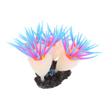 7X Kleurrijke Kunstmatige Aquariumplanten Van Silicone Met Resin Basis