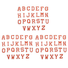 3Sets Naaipatches Vilten Letters Set Voor Tassen & Jas Decoratie