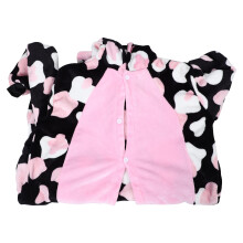 1X Dikke Flanellen Koe Onesie Dames En