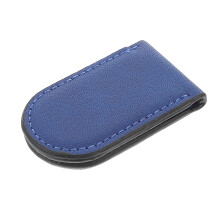 1PU Stijlvolle Blauwe Cashclip Met PU Kaartorganizer En Zakaccessoire