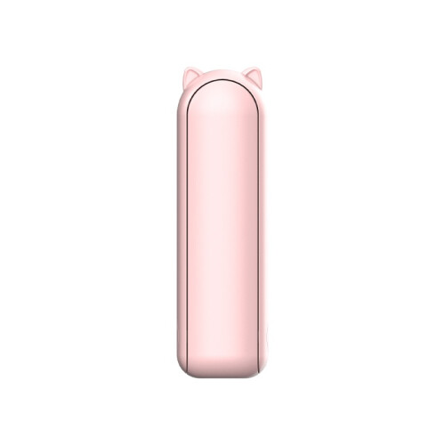 Mini Ventoinha USB 2 em 1 com Power Bank Rosa