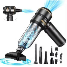 (One size, B) High Power 100W Vacuum Cleaner with 15KPa Suction&680L/min Airflow -ABSPVCPolyester Filter