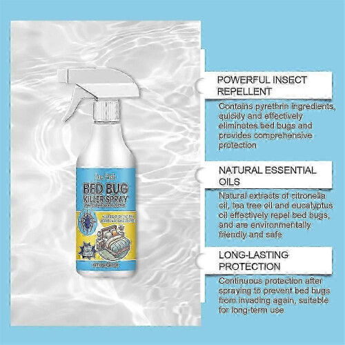 (1pc) 1-3x Household Bed Bug Spray Remover Bed Sheet Sofa BedBug Removal Prevent Fleas And Bed Bug Bites_qlsg