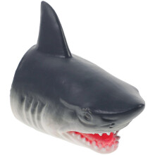 Storytelling Hand Puppet Vinyl Animal Hand Puppet Cartoon Shark Hand Puppet