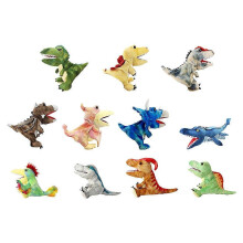 (Velociraptor) Plush Toys Warm Companion For Baby Growth Smooth And Soft Fabric Parent-child Interaction Toy Gloves