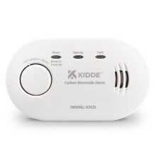 Kidde 5CO Carbon Monoxide Alarm and Detector with AA Batteries - 10 Year Sensor Life CO Alarm for Home