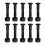 40Sets Skateboard Schroeven En Set Zwart Stevig En 7