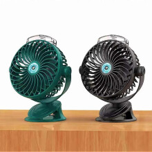 Clip Fan 5 Blade Big Size Portable Electric Fan Rechargeable Long Lasting 2400 MAH Battery Mini