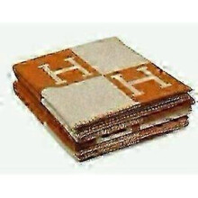 (Orange) NewWool Cashmere Throw Plaid Blankets pillow Sofa Bedding Shawl Xmas Giftsa_qlsg