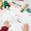 16St Kids Drawing Pad Met 3D Effect En Magic Expander Papieren Set 9