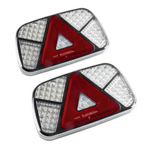 1 Feu Arrière à LED Étanche pour Camion, Remorque ou Caravane : Feu Stop, Feu de Recul, Clignotant