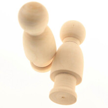 Wooden Puppet DIY Educational Children Craft Toys for Kids Playing 20Pcs