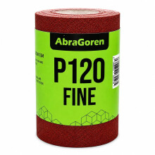 Sandpaper Roll -11.5cm x 5m Sandpaper For Wood and Sandpaper For Walls 40 60 80 120 180 240 Grit (Fine P120)