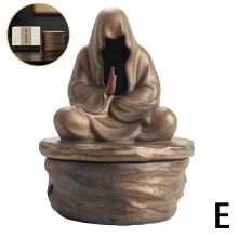 (one size, D gold) Ceramic Incense Holder for Cone and Coil Ceramic Incense Holder Censer Holder Table Decorations