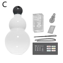 (ONE, Pink) Small Gourd Cup Sports Water 245ml Chinese Retro-inspired Kettle Water W3r5 For Gym
