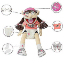 (Junior) 2025 Soft Plush Jeffy Hand Puppet – Cartoon Cosplay Doll Puppet, Ideal Gift for Kids’ Games