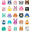 Squish-a-longs Mini-Squish 25-Pack Wave 5, Style 1 2