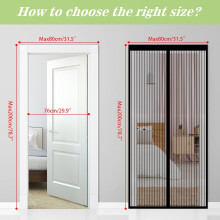 BSHANO Heavy Duty Magnetic Bugs Without Drilling Door Screen with Powe