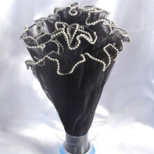 12 Pack Pearl Bouquet Packaging Paper, Flower Wrapping Mesh Paper for 'S Day Wedding Anniversary